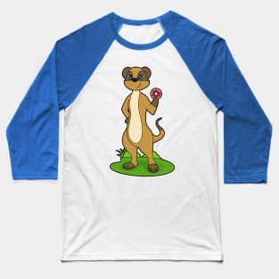 Meerkat Donut Baseball T-Shirt